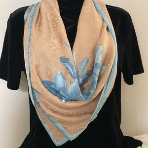 Vintage silk scarf by  Ellen Tracy